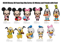 MICKEY & AMIS - Series 43 - 3D Foam Bag Clip (Display 24 Pcs)
