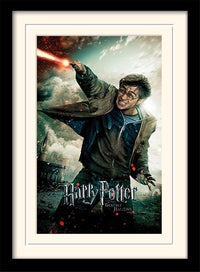 HARRY POTTER - Deathly Hallows Wand - Impression encadrée 30x40