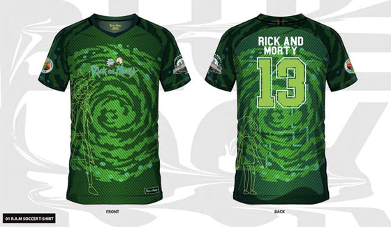 RICK & MORTY - Rick & Morty 13 - Maillot de Foot Homme (XXL)