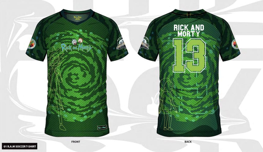 RICK & MORTY - Rick & Morty 13 - Maillot de Foot Homme (S)