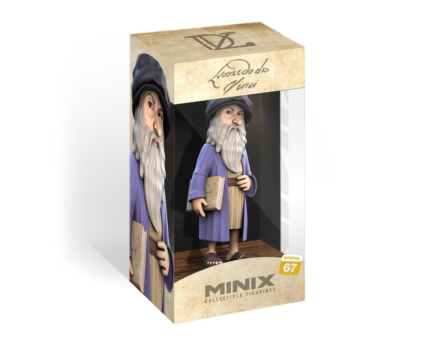 SPECIAL CATEGORY - Leonard De Vinci - Figurine Minix # 12cm