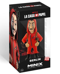 LA CASA DE PAPEL - Berlin avec Masque - Figurine Minix 12cm