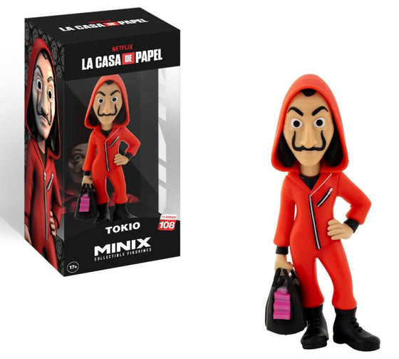 LA CASA DE PAPEL - Tokyo avec Masque - Figurine Minix 12cm