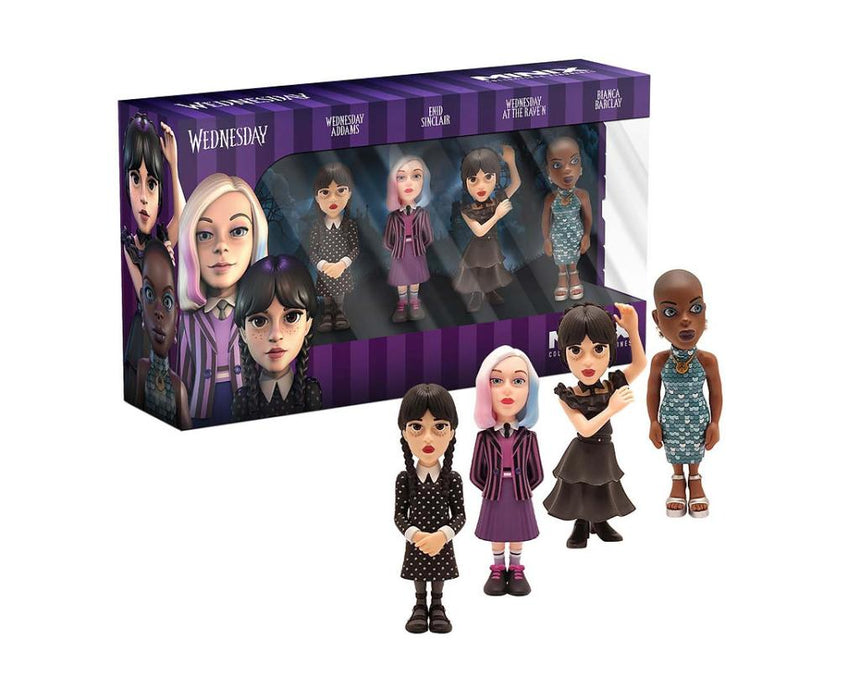 MERCREDI - Mercredi, Mercredi en robe, Enid, Bianca - 4 Fig. Minix 7cm