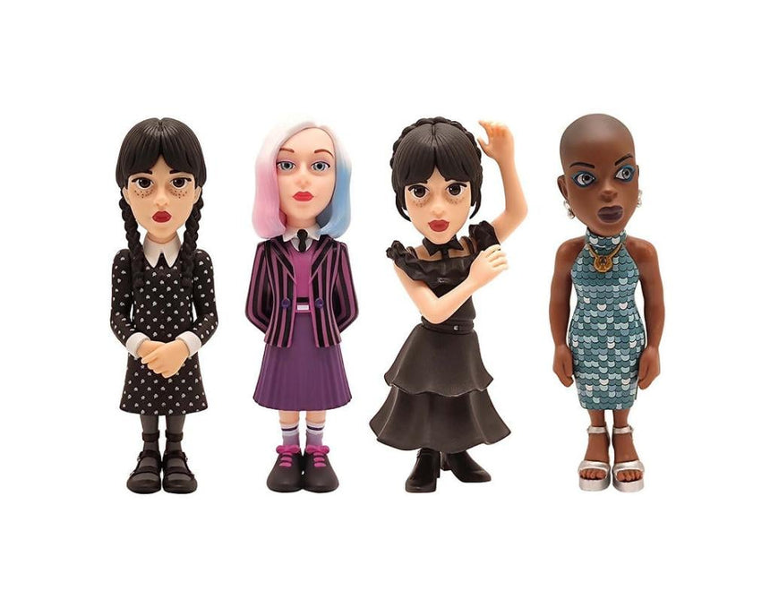 MERCREDI - Mercredi, Mercredi en robe, Enid, Bianca - 4 Fig. Minix 7cm