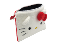 HELLO KITTY & KUROMI - Trousse Fourrure Réversible