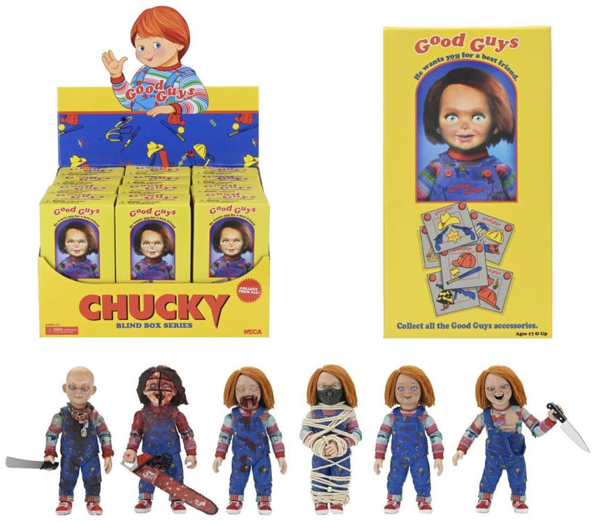CHUCKY - Chucky TV Good Guy S1 - DISPLAY 12 Figurines Blind Box -10cm