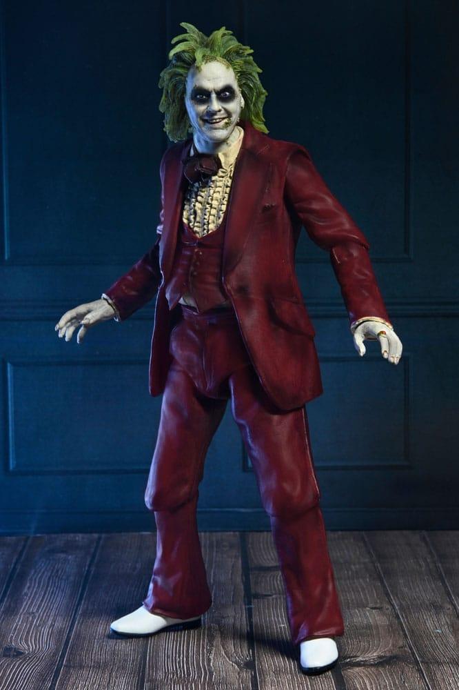 BEETLEJUICE 2 - Beetlejuice "Tuxedo rouge" - Ultimate Figurine 18cm