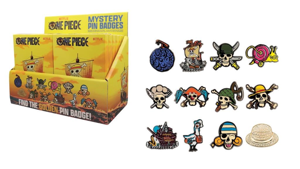 ONE PIECE NETFLIX - Mystery Box de 12 Pin's