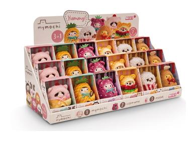 MYMOCHI - Display Figurines 6 Personnages 8cm Yummy Vol 2 - 18pc