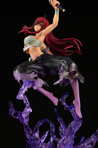 FAIRY TAIL-Erza Scarlet Samurai Ver. Shikkoku -Statuette OrcaToys 43cm