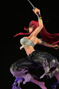 FAIRY TAIL-Erza Scarlet Samurai Ver. Shikkoku -Statuette OrcaToys 43cm