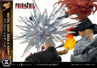 FAIRY TAIL -Natsu, Gray, Erza, Happy -Statue Del. Bonus Vers. 1/7 57cm
