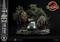 JURASSIC PARK LE MONDE PERDU - T-Rex Cliff Attack -Statuette 1/15 53cm