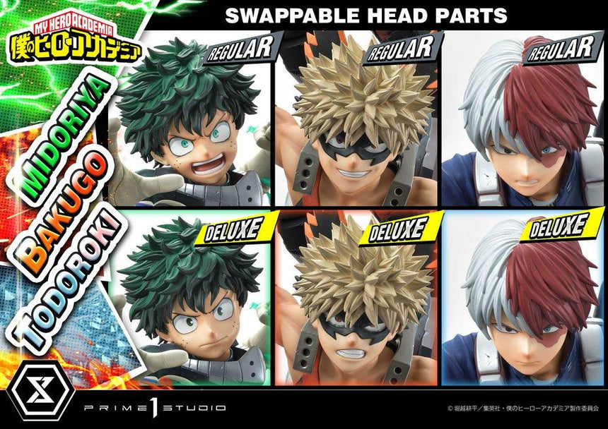 MY HERO ACADEMIA - Midoriya, Bakugo & Todoroki - Statuette Deluxe 69cm