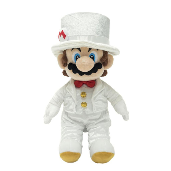 MARIO ODYSSEY - Mario "Tenue de Mariage avec boite" - Peluche 35cm