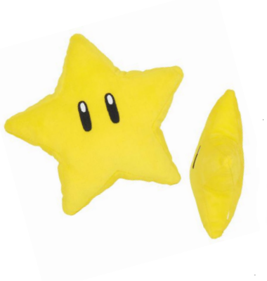 SUPER MARIO - Super Star - Peluche 18cm
