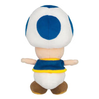 SUPER MARIO - Toad Bleu - Peluche 20cm