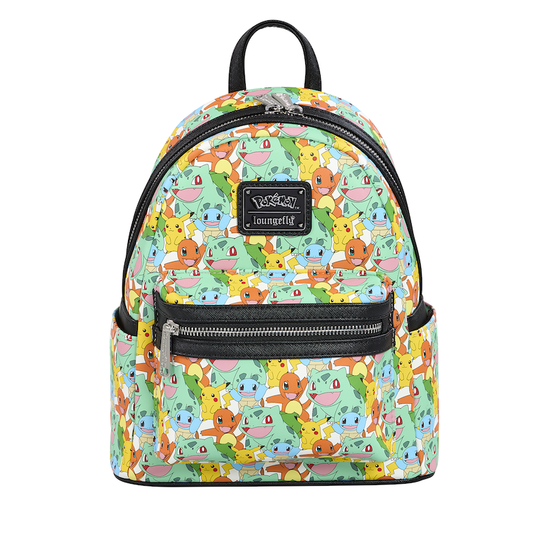 POKEMON - Pikachu et Starters - Mini Sac à Dos Loungefly