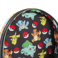 POKEMON - Pikachu et Starters - Mini Sac à Dos Loungefly