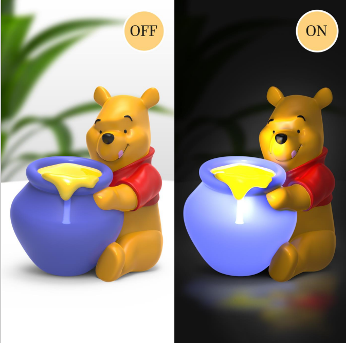 WINNIE L'OURSON - Winnie - Lampe 15cm
