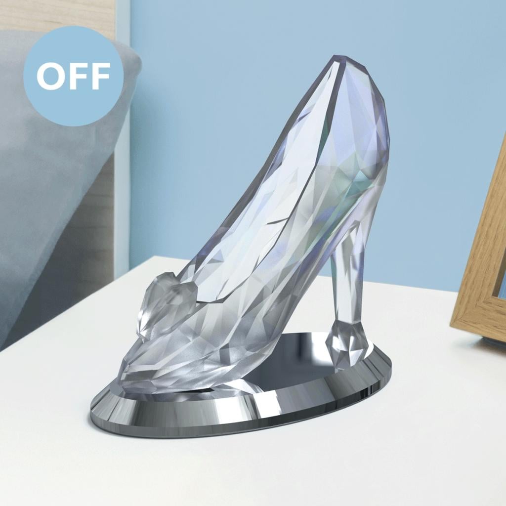 DISNEY - Cendrillon Pantoufle de Verre - Lampe 3D 19cm