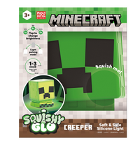 MINECRAFT - Creeper - Lampe en Silicone 'SquishyGlo'Rechargeable 15cm