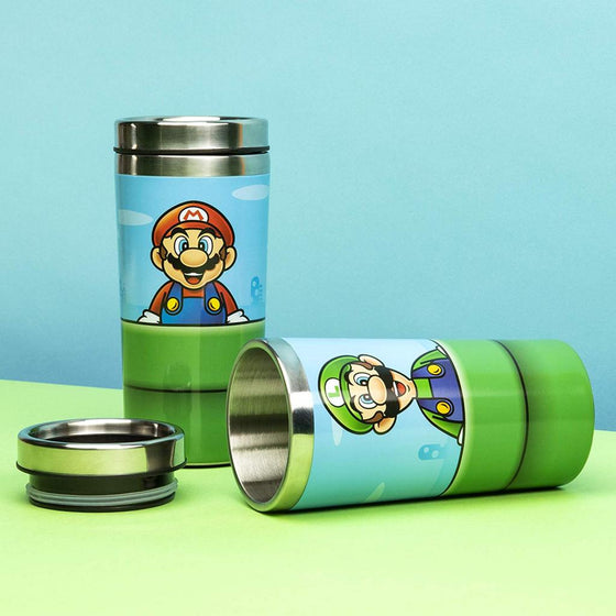 SUPER MARIO - Warp Pipe - Mug de voyage en métal 450ml