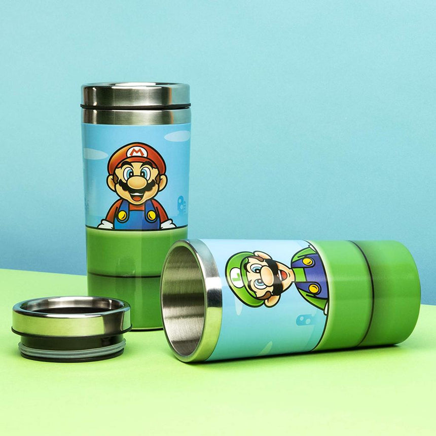 SUPER MARIO - Warp Pipe - Mug de voyage en métal 450ml