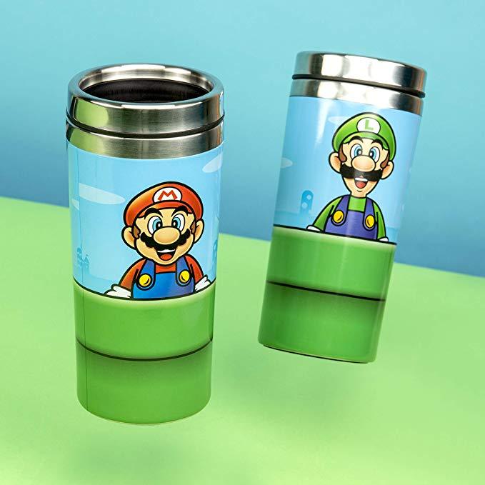 SUPER MARIO - Warp Pipe - Mug de voyage en métal 450ml