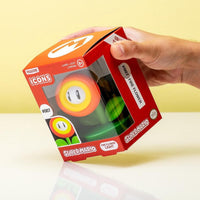 SUPER MARIO - Fleur de Feu - Lampe Icon 10cm