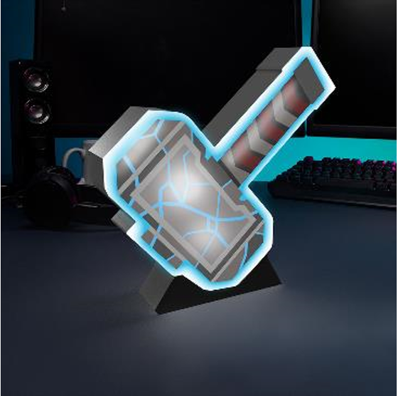 MARVEL - Marteau de Thor - Lampe 2D 17cm