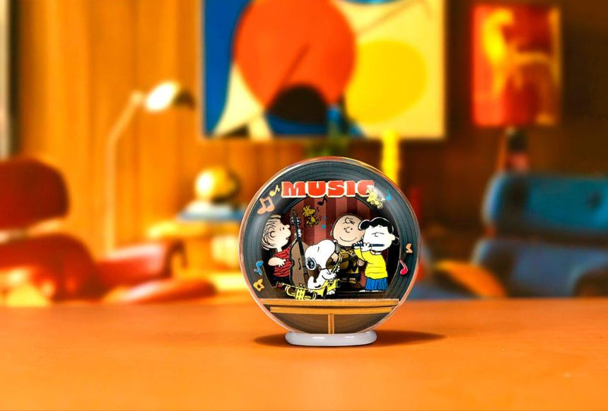 PEANUTS - Night Of Music - Wood Model Kit Globe Theater