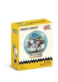 PEANUTS - Snow Drift - Wood Model Kit Globe Theater