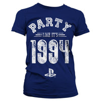 PLAYSTATION - T-Shirt Party Like It's 1994 - GIRL Navy (XL)