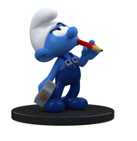 SCHTROUMPF - Schtroumpf Bricoleur - Figurine 11cm