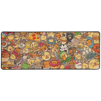 FUZZBALLS - Tapis de Bureau XL + 1 Sous-Verre