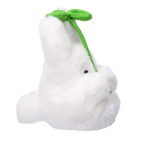 MON VOISIN TOTORO - Totoro Blanc avec feuille - Peluche Nakayoshi