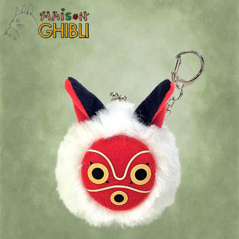 PRINCESSE MONONOKE - Masque de San - Mini Porte-monnaie Fuwafuwa 8.5cm