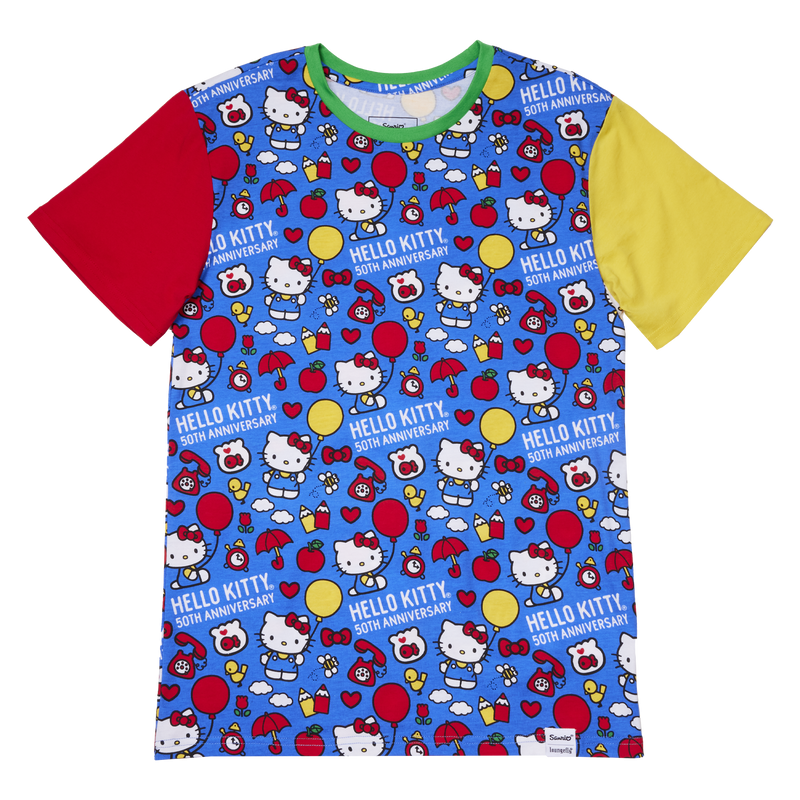 HELLO KITTY - 50ème Anniversaire - T-Shirt Unisex Loungefly (L)
