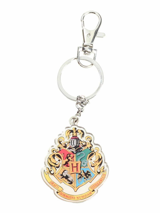 HARRY POTTER - Bouclier Poudlard - Porte-clé métal "11x18x1cm"