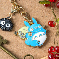 MON VOISIN TOTORO - Totoro bleu - Chainette charms