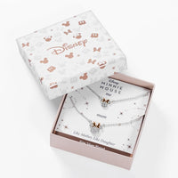 MINNIE - Set Maman & Fille - 2 Colliers Shiny en Laiton Plaqué Argent