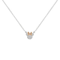 MINNIE - Set Maman & Fille - 2 Colliers Shiny en Laiton Plaqué Argent