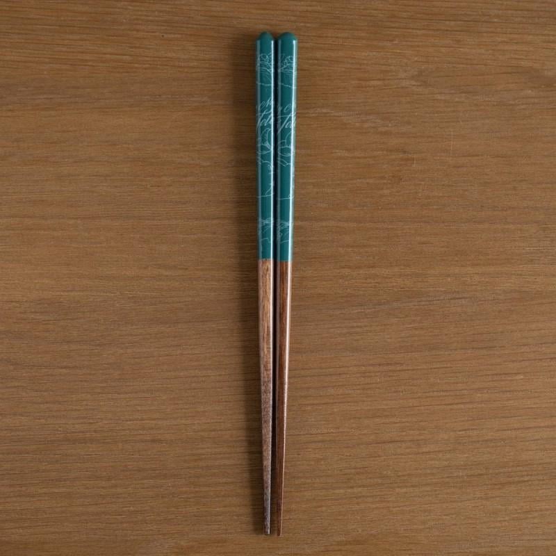 MON VOISIN TOTORO - Esquisses Vert Foncé - baguettes Laquées 21cm