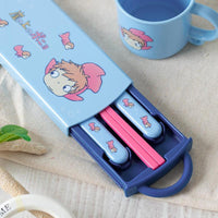 PONYO SUR LA FALAISE - Ponyo - Set baguettes cuillère et fourchette
