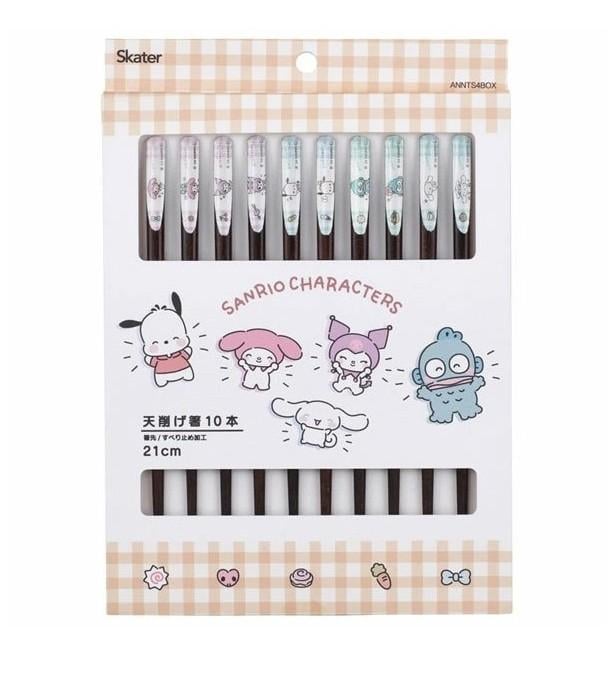 SANRIO - Set de 10 baguettes à collectionner 21cm