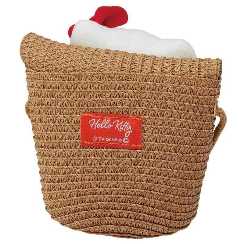 HELLO KITTY - Hello Kitty - Sac bandoulière en paille 13.8x13cm