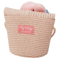 HELLO KITTY - My Melody - Sac bandoulière en paille 13.8x14cm
