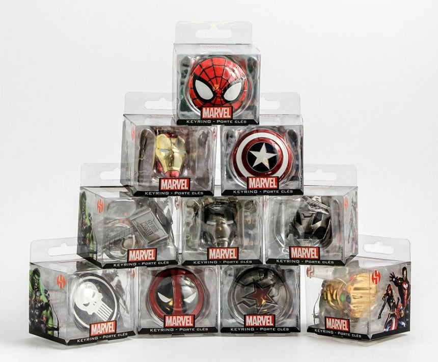 MARVEL - 3D Metal Keychain Blister Box - Punisher Logo